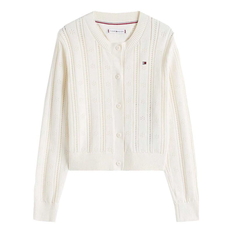 Tommy Hilfiger Pointelle Cardigan LS 8-10Y image number 0